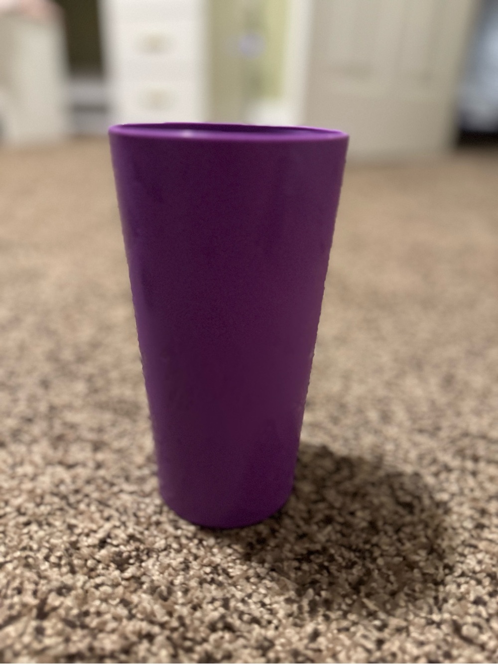 Mainstays Purple Silicone Tumbler Cup